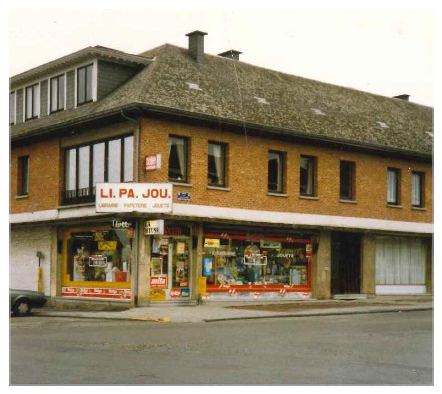 La première librairie-presse de Dominique qu'il a reprise en 1983.